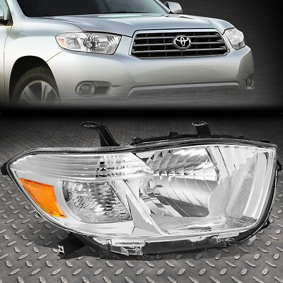 #ad FOR 08 10 TOYOTA HIGHLANDER OE STYLE FRONT HEADLIGHT HEADLAMP RIGHT TO2519117 $55.88