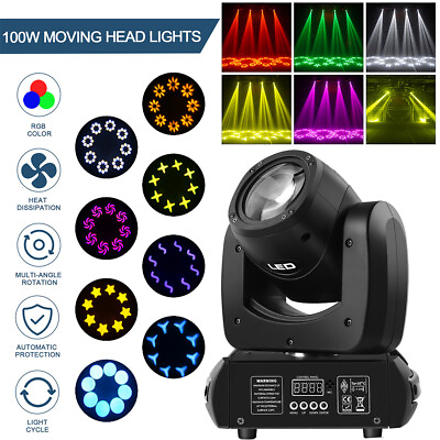 #ad 120W gobo LED Moving Head Light Pattern Beam DMX Stage Light Disco Show Concert $109.99