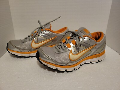 #ad Nike Dual Fusion ST Women#x27;s 407847 002 Orange White Running Shoes Size 8.5 $16.00