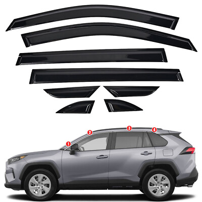 #ad For Toyota Rav4 2019 2023 2024 2022 Vent Visor Deflector Window Rain Guard Shade $45.95