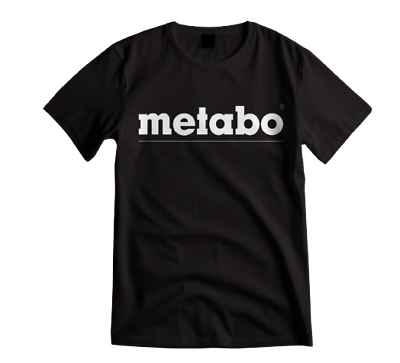#ad Metabo Power Tools Logo Black T Shirt Size S 5XL $25.00