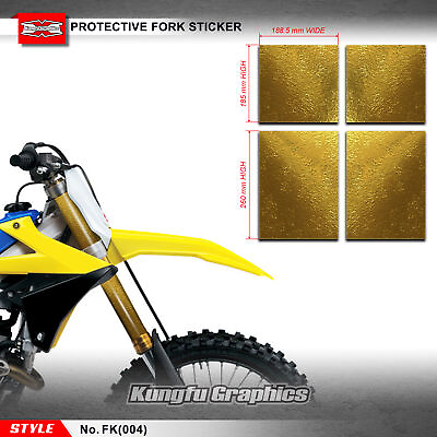 #ad Front Fork Protection Racing Sticker MX Decal Set for Dirt Bike Suzuki Yamaha AU $45.50
