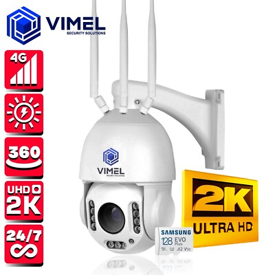 #ad 4G Surveillance 128GB Outdoor WIFI 3G Outdoor PTZ Lens Evidence Home Camera AU $389.00