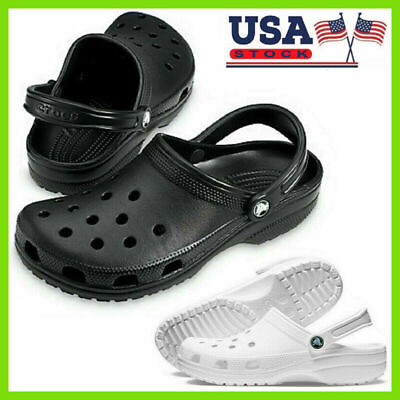 #ad New Croc Classic Clog Unisex Slip On Women Shoe Light Water Friendly Sandals USA $25.89