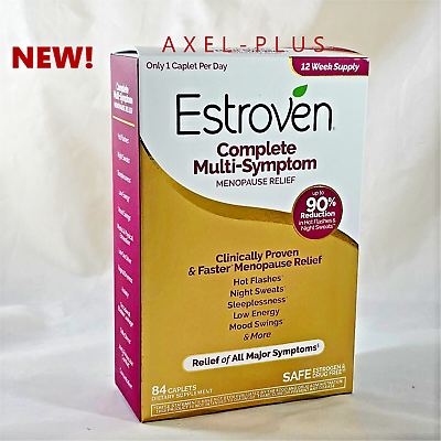 #ad Estroven Complete Multi Symptom Menopause Relief 84 Caplets EXP 05 2025 $28.95