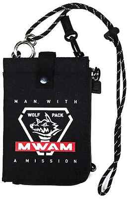 #ad Wallet Pass Case Man With A Mission Multi Black Remember Me Tour 2019 $91.19