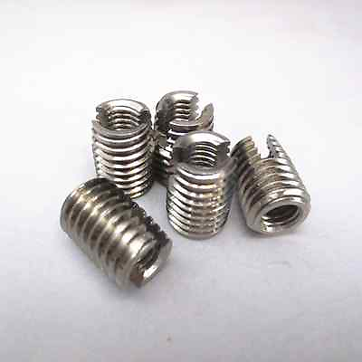 #ad 6Pcs M3 x 0.5mm Stainless Steel Solid Insert Thread Repairing Metal Threads M1 $13.90