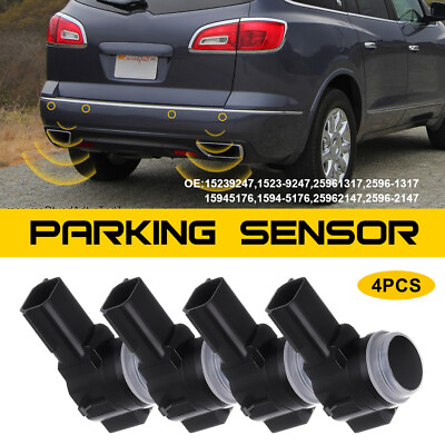 #ad 4X Reverse Backup Parking Bumper Assist Object 15239247 Sensor For Chevy GMC EOA $18.99