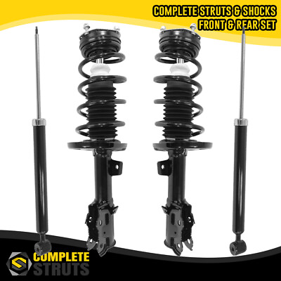#ad 2011 2013 Ford Fiesta Front Complete Strut Assemblies amp; Rear Shock Absorbers $158.65
