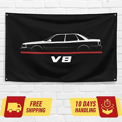 #ad For Audi V8 1988 1994 Car Enthusiast 3x5 ft Flag Birthday Gift Banner $17.95
