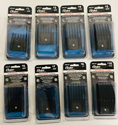 #ad #ad Oster Universal Comb Sizes #1 #2 #3 #4 #5 #6 #7 #8 #10 For Oster Clipper $9.95