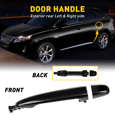 #ad for Toyota Outside Outer Exterior Door Handle Rear Left or Right Primed Black $10.44