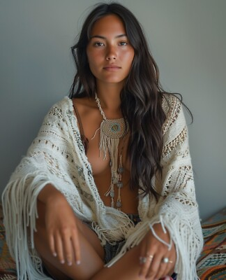 #ad Professional 8x10 Photos: Beautiful Native American Woman Art Quality 99068232 $4.95