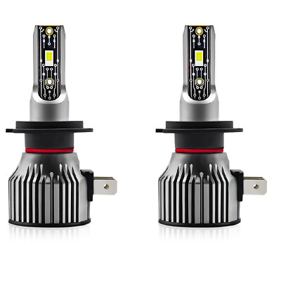 #ad LED Car Headlight Front Headlamp Spotlight Fog Lamp Light H7 120W Waterproof 2Pc $18.80