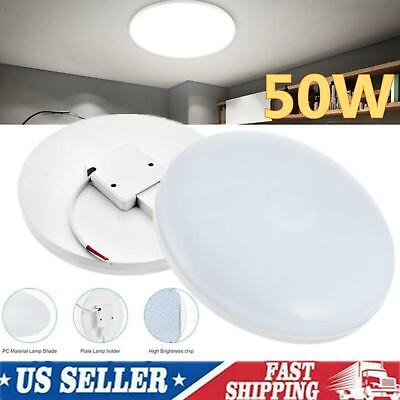 #ad #ad 50W LED Ceiling Down Light Ultra Thin Flush Mount Kitchen Lamp Fixture 6000K $12.99