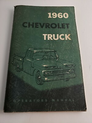 #ad ORIGINAL 1960 CHEVROLET TRUCK OPERATORS MANUAL $29.90