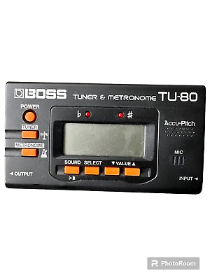 #ad Boss TU 80 Chromatic Tuner and Metronome $14.95