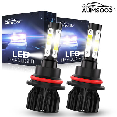 #ad 2Pcs LED Headlight High Low Bulbs White IP68 For Ford E 350 Econoline 1992 2007 $32.99