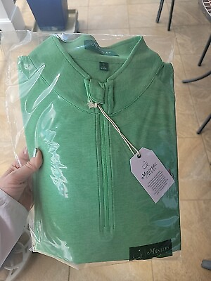 #ad New Masters Quarter zip pullover. Masters Classics Line. Green 2024 $210.00