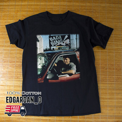 #ad Bada Bing Tony Soprano Black Unisex T shirt S 5XL Free Shipping $22.99