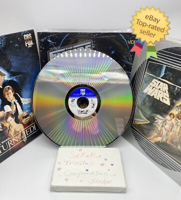 #ad STAR WARS Laserdisc Trilogy LP Collection Very Good Condition From JAPAN $84.88