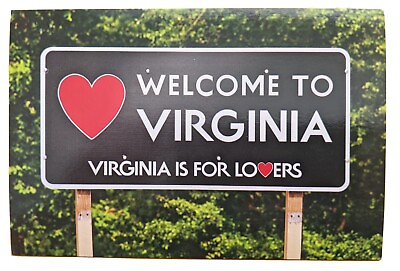 #ad Virginia postcard. Welcome to Virginia. Virginia is for lovers ❤️ $3.99