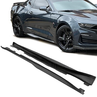 #ad #ad SASA Made for 2016 2023 Chevrolet Camaro ZL1 Style PU Bumper Side Skirts Lip $139.99