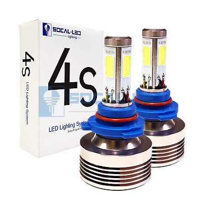 #ad SOCAL LED 2x 4S HB4 9006 Headlight Bulb 80W LED Conversion Kit 6000K Xenon White $51.99