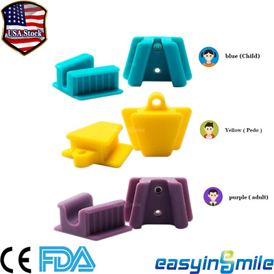 #ad #ad 2pcs Dental Bite Block Silicone Mouth Props Autoclavable Adult Child EASYINSMILE $23.87