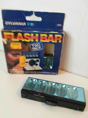 GTE Sylvania Blue Dot Flash Bar 10 Missing One side view photo $15.00