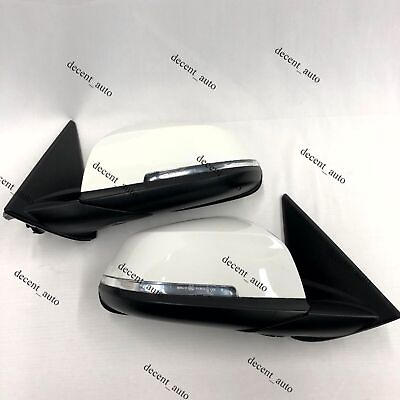 #ad E84 Car Side Door Mirror Set for BMW X1 Series 5 Pins 2013 2016 White $419.99
