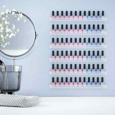 #ad 6 Layer Nail Polish Display Rack Acrylic Storage Holder Nail Art Tools Lipstick $49.67