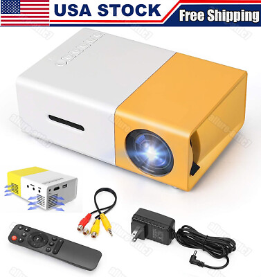 #ad Mini Portable Projector 1080P LED Pico Video Projector for Home Theater Movie US $23.99