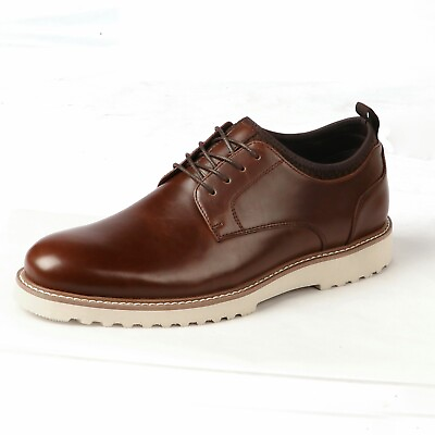 #ad #ad Men’s Leather Shoes Dress shoe Lace Up Series Casual Oxford Shoe BritishTan $22.77