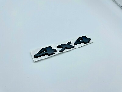 #ad New Satin Black 4X4 Auto Car Logo Decal Emblem Sticker For JEEP Dodge Ford Truck $8.99