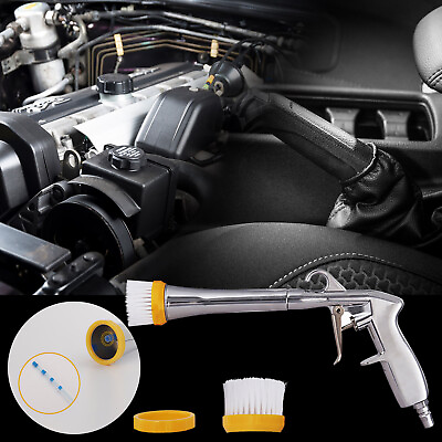 #ad Air Pulse High Pressure Car Dry Cleaning Gun Interior Spray Clean Brush $29.99