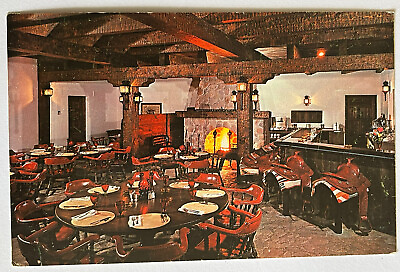 #ad Tubac Arizona Stables Restaurant Inn Country Club Interior Vintage Postcard $9.88