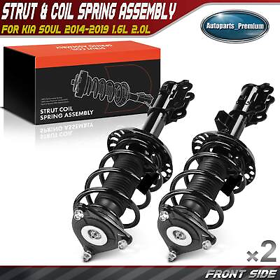 #ad 2x Front Complete Strut amp; Coil Spring Assembly for Kia Soul 2014 2019 1.6L 2.0L $150.99