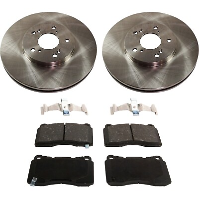 #ad Brake Disc Rotor and Pad Kit For 2004 2008 Acura TL Front 11.81 in. 45251S0X000 $122.73