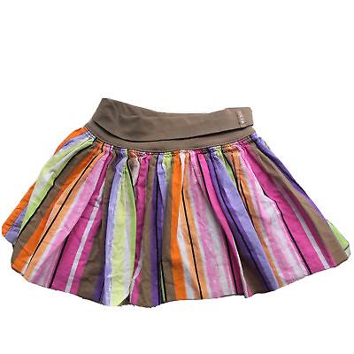 #ad The CHILDRENS PLACE Girls Size 5 MultiColor Stripe Skirt With Built In Shorts $10.00