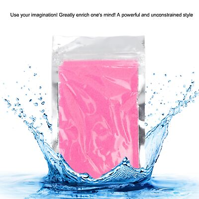 #ad Pink Colored Sand 50g Never Gets Wet Play Sand Handmade Toys For 14 To 18 $8.37