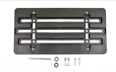 #ad 30 Universal License Plate Holder Mounting Relocator Adapter Bumper Kit Brackets $199.95