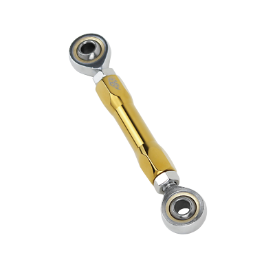 #ad Mid Control Gold Shift Linkage Lever for Harley Dyna FXDB FXDLS FXRS FXRC FXR $49.95