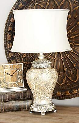 #ad Deco 79 Glass Table Lamp 18quot; x 11quot; x 30quot; Gold $120.83