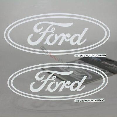 #ad 2 Ford Logo Clear Vinyl Window Glass Decals Emblem Stickers for Car Truck SUV $8.95