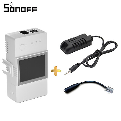#ad SONOFF TH Elite Smart WiFi Switch LCD Monitoring Temperature and Humidity Sensor $26.99