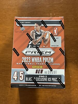#ad 2023 Panini Prizm WNBA Basketball Factory Sealed 5 Pack Blaster Box 3 ICE PRIZMS $16.78
