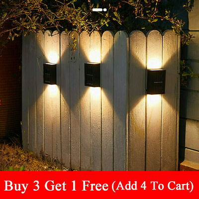 Outdoor Solar LED Deck Light Path Garden Patio Pathway Stairs Step Fence Lamp $5.99
