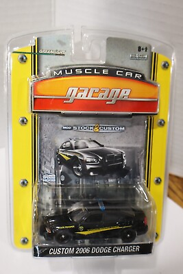 #ad Greenlight Muscle Car Garage Custom 2006 Dodge Charger Wyoming Police $19.99