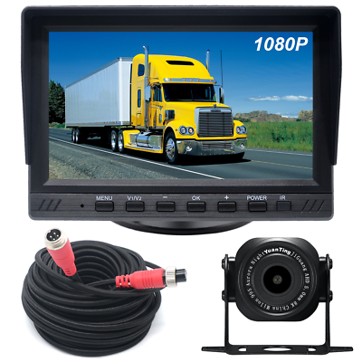 #ad Monitor Wired Rear View Backup 7quot; Camera HD Night Vision System For RV Truck Bus $49.35
